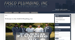 Desktop Screenshot of fascoplumbing.com