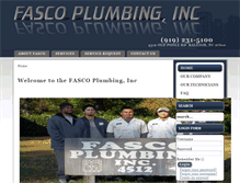 Tablet Screenshot of fascoplumbing.com